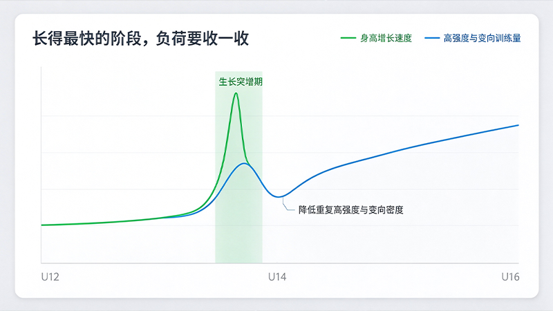 生长突增期：最需要小心负荷的一段时间